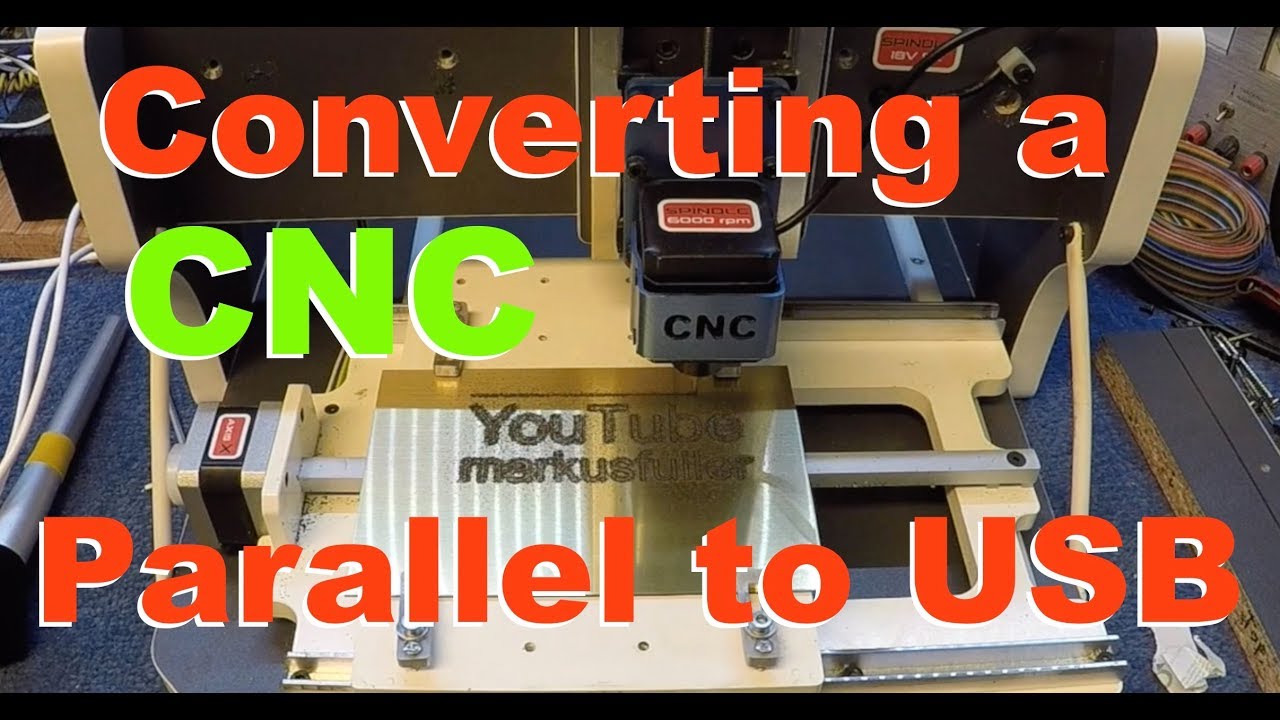 Repair Cnc Machine And Convert From Parallel To Usb